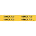 Brady Pipe Markr, Chemical Feed, Y, 3/4to2-3/8 In 7043-4