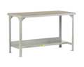 Little Giant Workbenches, Particleboard, 84" W, 36" Height, 3000 lb., Straight WSH2-3684-36