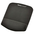 Fellowes Mousepad w/Wrist Support, Graphite 9252201