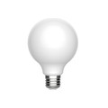 Ge Lamps LED, 2.8 W, G25, Medium Screw (E26), PK2 LED3DFG25-W-2PK