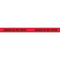 Zoro Select Barricade Tape, Red/Black, 180 ft x 2 In BLACK ON RED 2IN X60