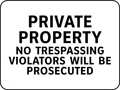 Electromark Security Sign, 10 in Height, 14 in Width, Plastic, English S1413P10