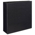 Zoro Select 4" Durable Binder, Black AVE09800