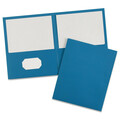 Avery Dennison Two-Pocket File Folder, Light Blue, PK25 47986