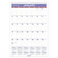 At-A-Glance 12 x 17" Laminated Wall Calendar, White AAGPMLM0228