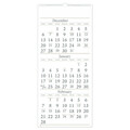 At-A-Glance 12-1/4 x 27" Three-Month Reference Wall Calendar, White AAGSW11528