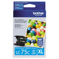 Brother Ink Cartridge, High Yield, Cyan LC75C