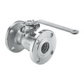Keckley 2" Flanged Stainless Steel Ball Valve Inline BVF1RF2RSSRGSL-200