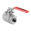 Keckley 1/2" NPT Stainless Steel Ball Valve Inline BVS2THFSSRGSL-050