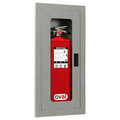 Oval Fire Extinguisher Cabinet, 31.125" O.H CRSS-040100