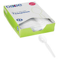 Dixie Disposable Teaspoons, Plastic, PK100 TH207