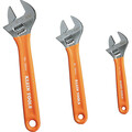 Klein Tools Wrenches, Adj, Extra-Cap, 3-Piece D5073