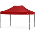 E-Z Up Shelter, Red, 10 ft W, 15 ft L END3ABK15KMCRD