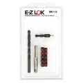 Zoro Select Thread Repair Kit, Self Locking Thread Inserts, Black Phosphate Steel, 10 Inserts EZ-450-6