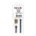 Zoro Select Thread Repair Kit, Hex Drive Threaded Inserts, #10-32, Hexavalent Chromium Zinc, 10 Inserts EZ-901032-10
