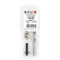 Zoro Select Thread Repair Kit, Hex Drive Threaded Inserts, 1/4"-20, Hexavalent Chromium Zinc, 10 Inserts EZ-901420-10