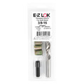 Zoro Select Thread Repair Kit, Hex Drive Threaded Inserts, 3/8"-16, Hexavalent Chromium Zinc, 5 Inserts EZ-903816-20