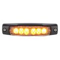 Federal Signal Warning Light, LED, Amber, PC, 0.7A MPSC-A