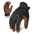 Ironclad Performance Wear Impact Mechanics Glove, Black/Brown, S, PR EXO-MIGL-02-S