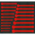 Proto Foam Inserts, Black/Red, 16" L, 23" W J1200R-MASDFV