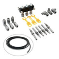 Locknlube Three Point Manifold Kit, Aluminum/Steel LNL81203-1/8