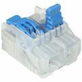 Ideal Lever Wire Connector, Blue, 0.56" L, PK150 30-10L22