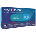 Ansell Microflex(R) 92-134 Versatility, Disposable Gloves, 2.8 mil Palm, Nitrile, Powder-Free, 2XL (11) 92-134