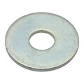 Zoro Select Flat Washer, Fits Bolt Size M8 , Steel Zinc Plated Finish, 100 PK M38400.080.0025