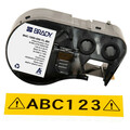 Brady Precut Label Roll Cartridge, Black/Yellow M4C-1000-595-YL-BK