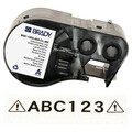 Brady Precut Label Roll Cartridge, Black/Clear M4C-1000-595-CL-BK