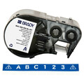 Brady Precut Label Roll Cartridge, Blue, Gloss M4C-500-595-BL-WT