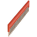 Square D Plug-In Bridge, Copper, Plastic, Red NSYTRAL220