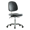 Blue Ridge Ergonomics Clean Room Chair, 17-1/2" to 22-3/4" Height, No Arms, Black BR-NCR-PDHCH-MB-CR-T0-A0-CC-BLK