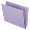 Zoro Select File Folders 8-1/2" x 11", Straight Tab, Purple, Pk100 PFXH110DPR