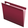 Zoro Select Hanging File Folders, Burgundy, PK25 PFX415215BUR