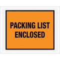 Zoro Select Packing List Envelope, Orange, PK1000 PL22