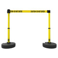 Banner Stakes PLUS Barrier Set X2, Arc Flash Bndry, Red PL4297