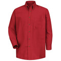 Red Kap Mns Ls Button Down Poplin Shirt-Rd, XL SP90RD XL 367