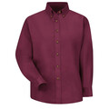 Red Kap Wms Ls Button Down Poplin Shirt-By SP91BY RG 18