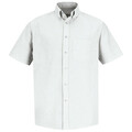 Red Kap Mens White Drs Shirt 60/40 Oxford SR60WH SS 205