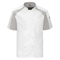 Red Kap Chef Coat, 4XL, White 052MWH SS 4XL