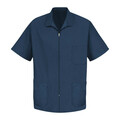 Red Kap Mens Zip Smock, L KP44NV SS L