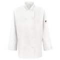 Red Kap Chef Coat, L, White 041XWH RG L