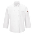 Red Kap Chef Coat, XL, White 042XWH RG XL