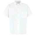 Chef Designs 501Pgwht Mns White Ss Cook Shirt 5020WH SS XXL