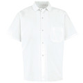 Chef Designs 501Pgwht Mns White Ss Cook Shirt 5020WH SS L