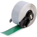 Brady Label, 1 in W, Outdoor, Green M6C-1000-439-GR