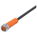 Ifm Single-Ended Cordset, 10 m L Cable EVC152