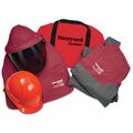 Salisbury Arc Flash PPE Kit, Gray/Red, S SK65PRGS-PP