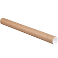 Crownhill Mailing Tube, 6inLx2in.dia, Brown, PK50 P2006K